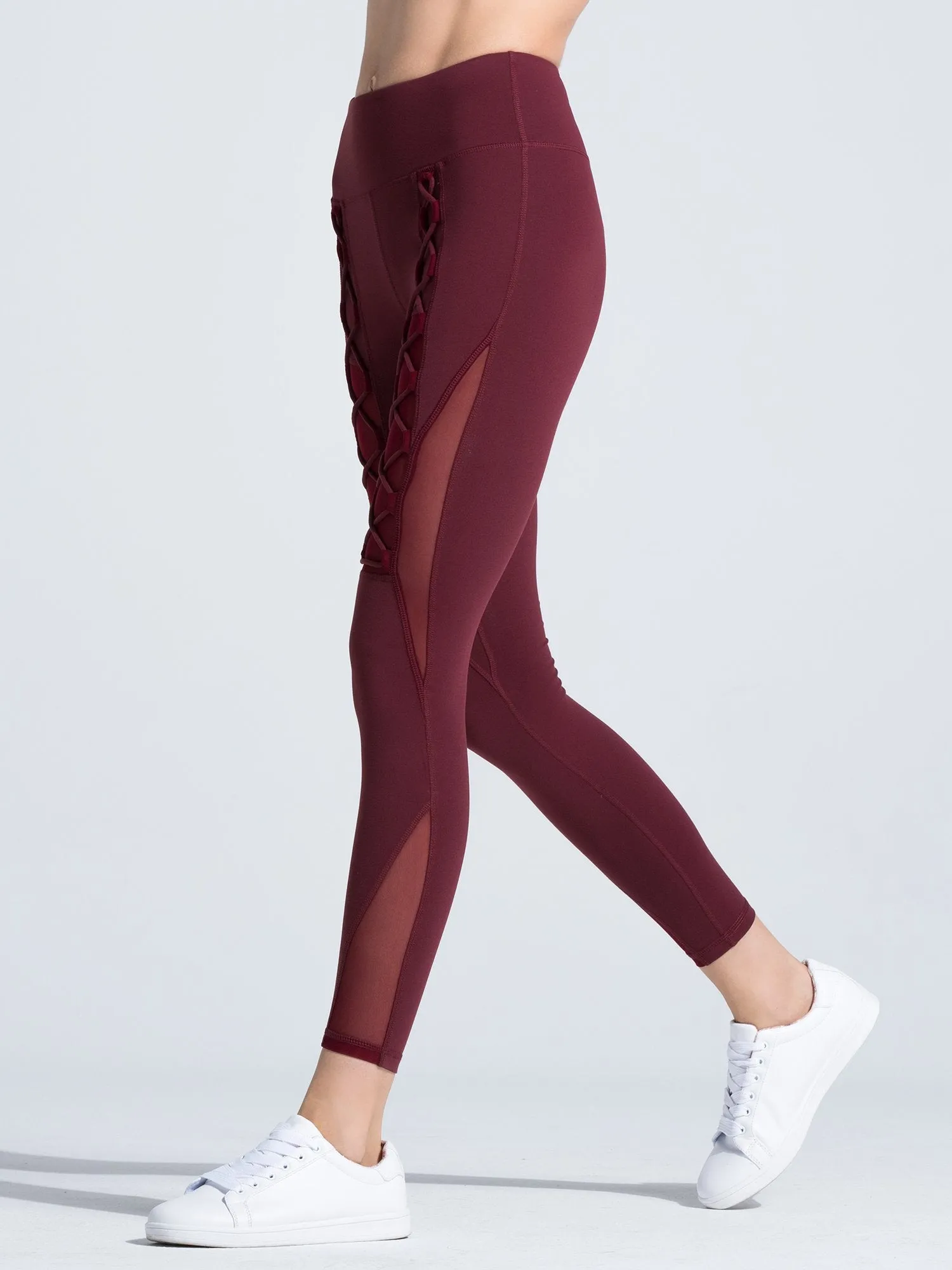 VORTEX PANTS, BORDEAUX/BORDEAUX MESH