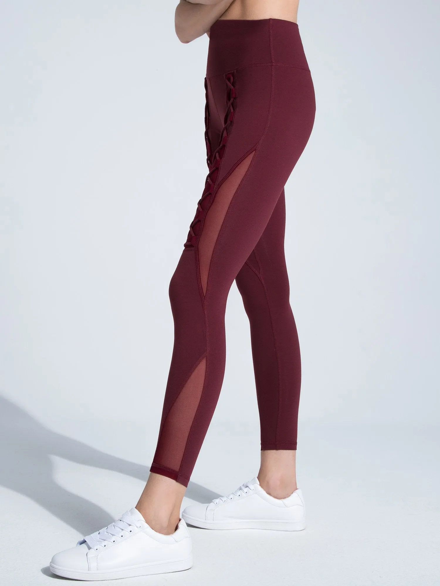 VORTEX PANTS, BORDEAUX/BORDEAUX MESH