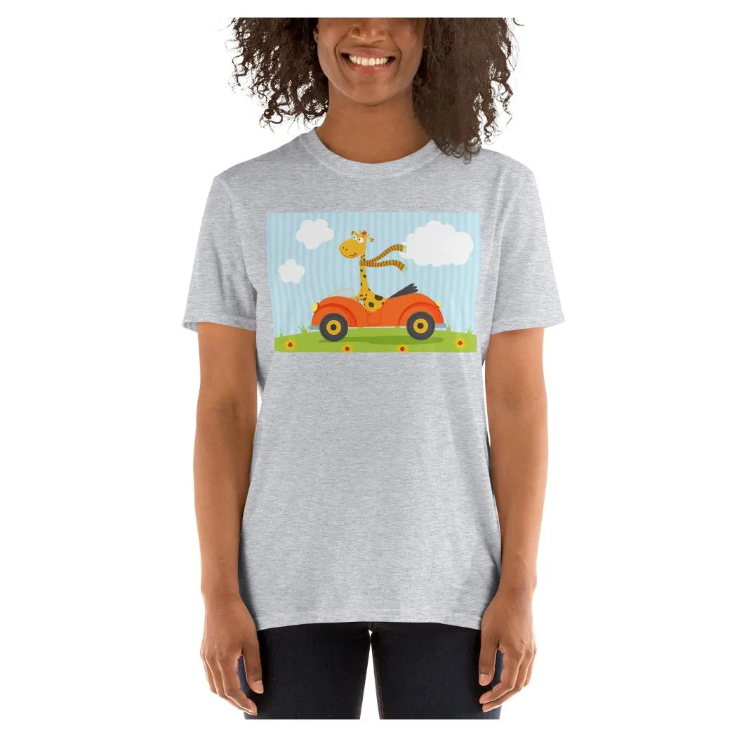 Vroom Vroom Giraffe Tee