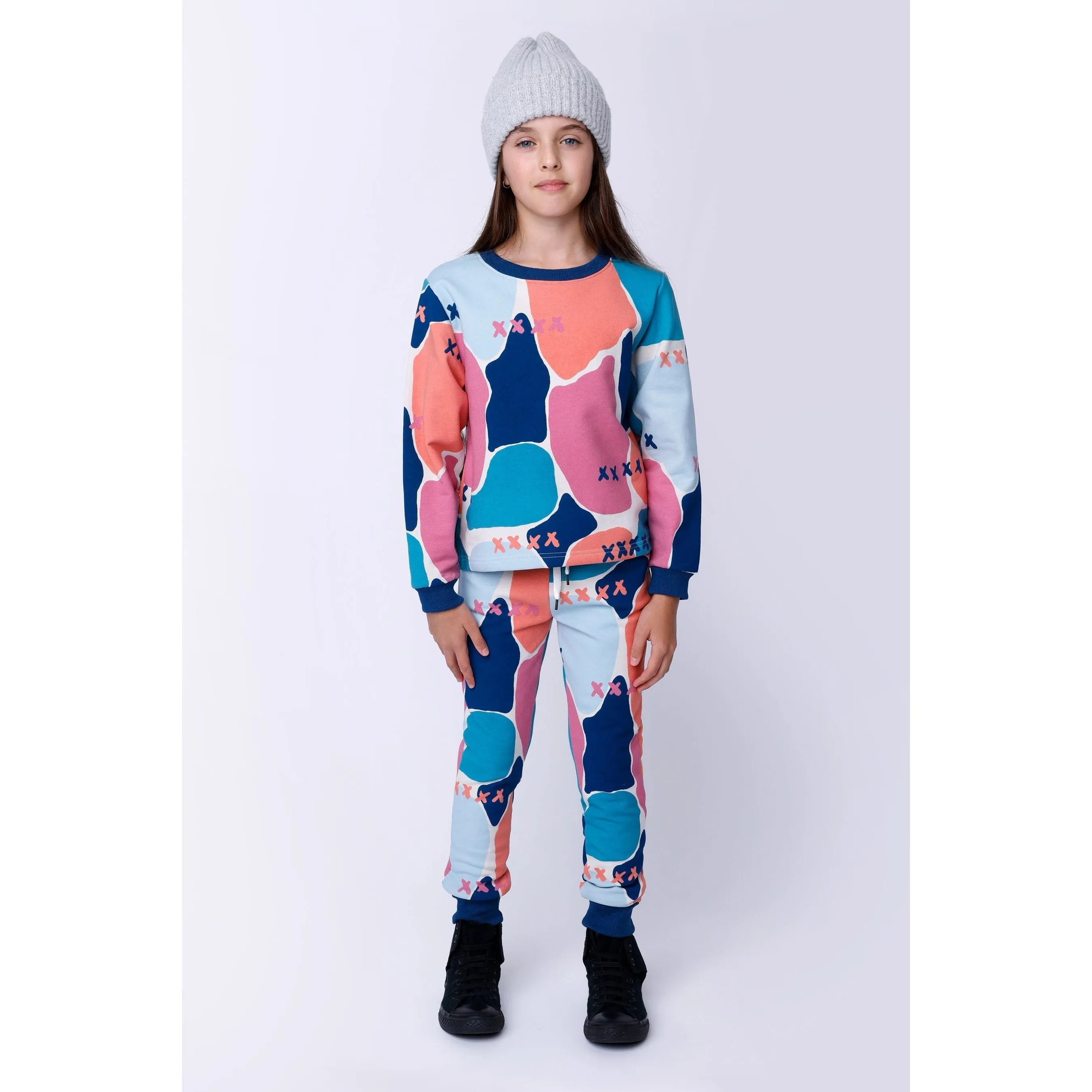 Watercolour Furry Trackies