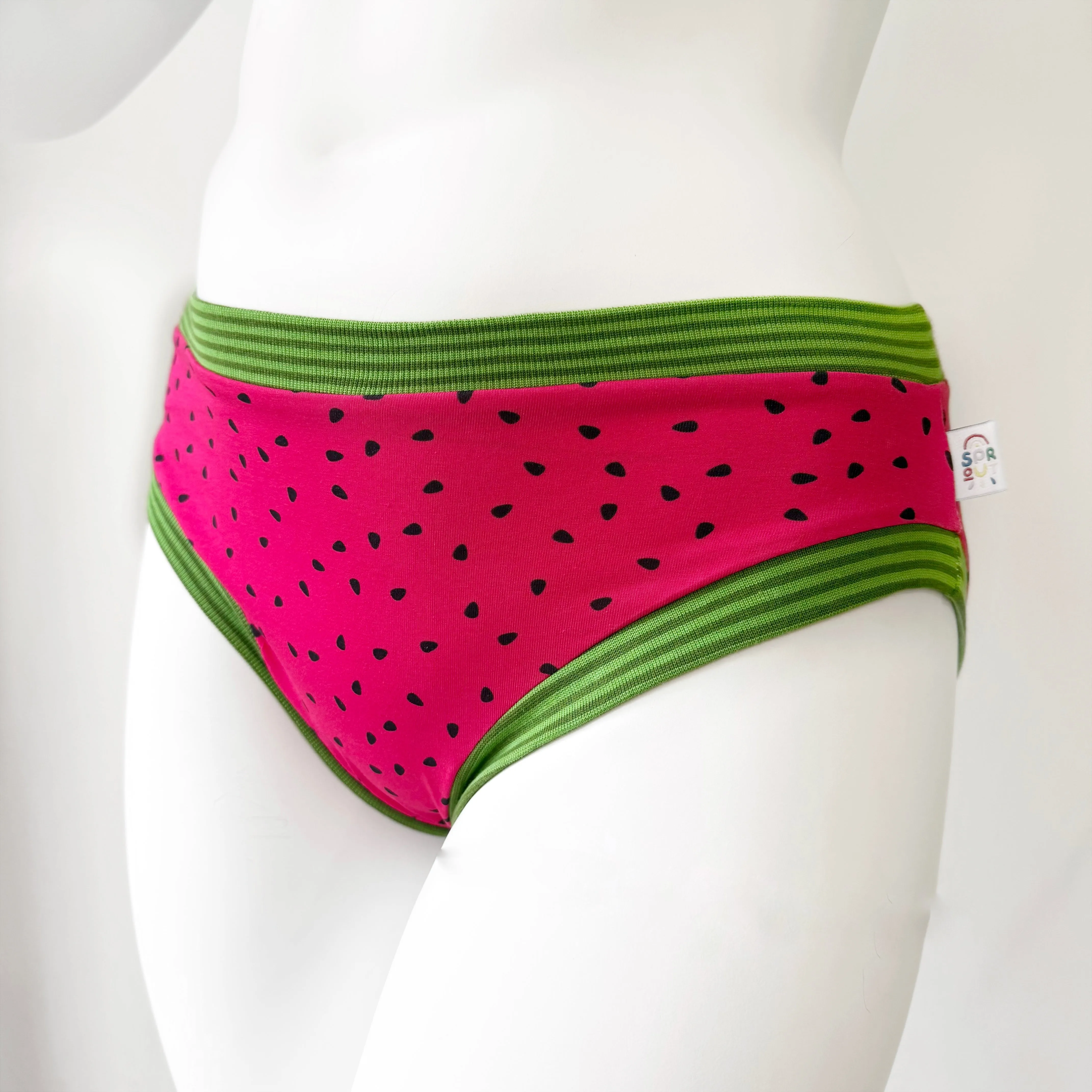 Watermelon Adult Pants | Women's Knickers | Organic Cotton Underwear