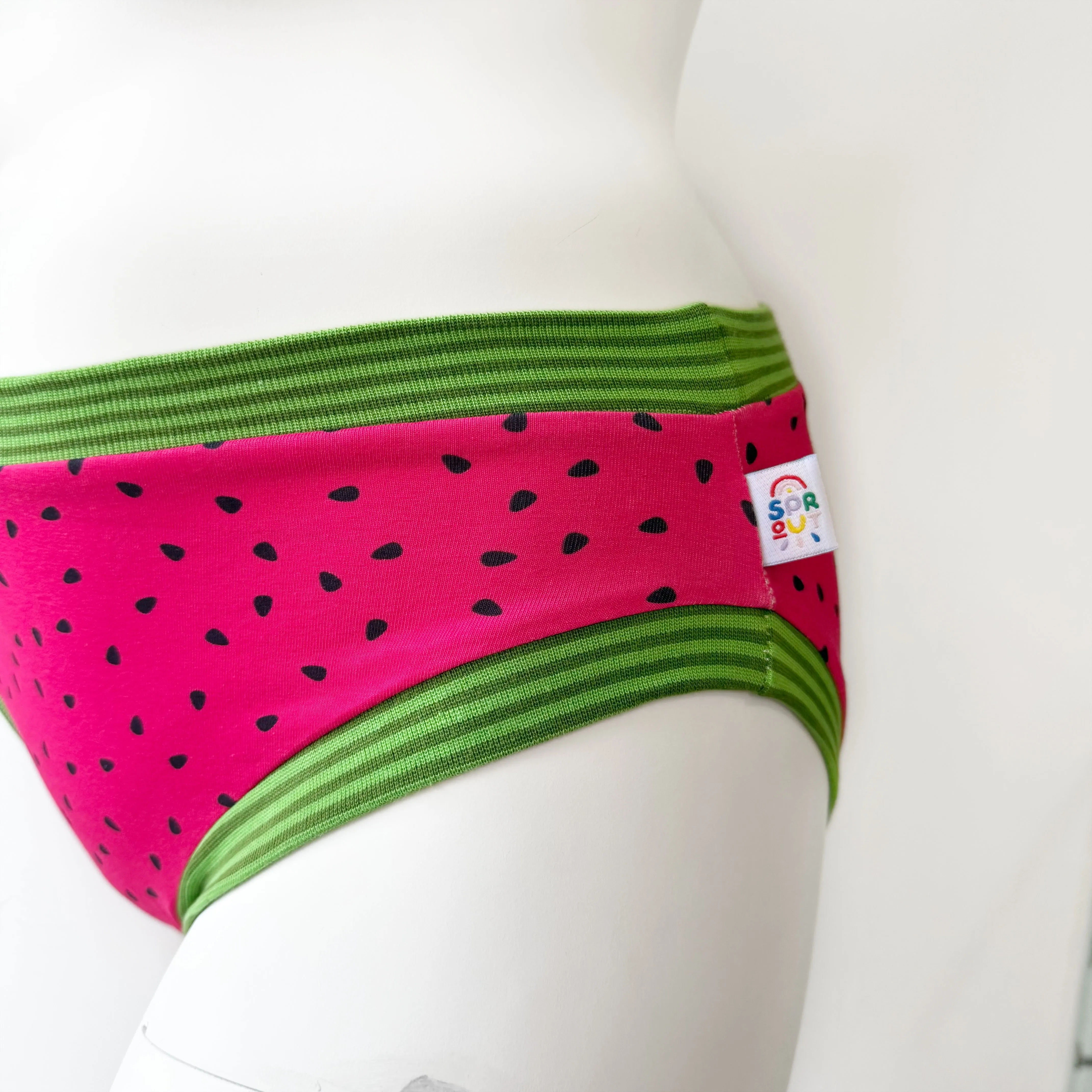 Watermelon Adult Pants | Women's Knickers | Organic Cotton Underwear