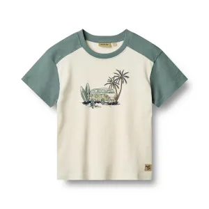 [Wheat] T-Shirt S/S Hector - Ivory