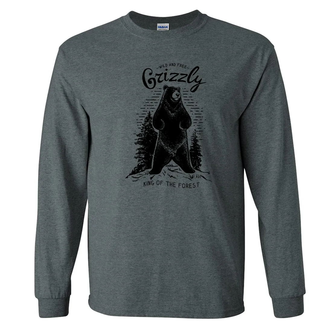 Wild And Free Grizzly Long Sleeve Shirt