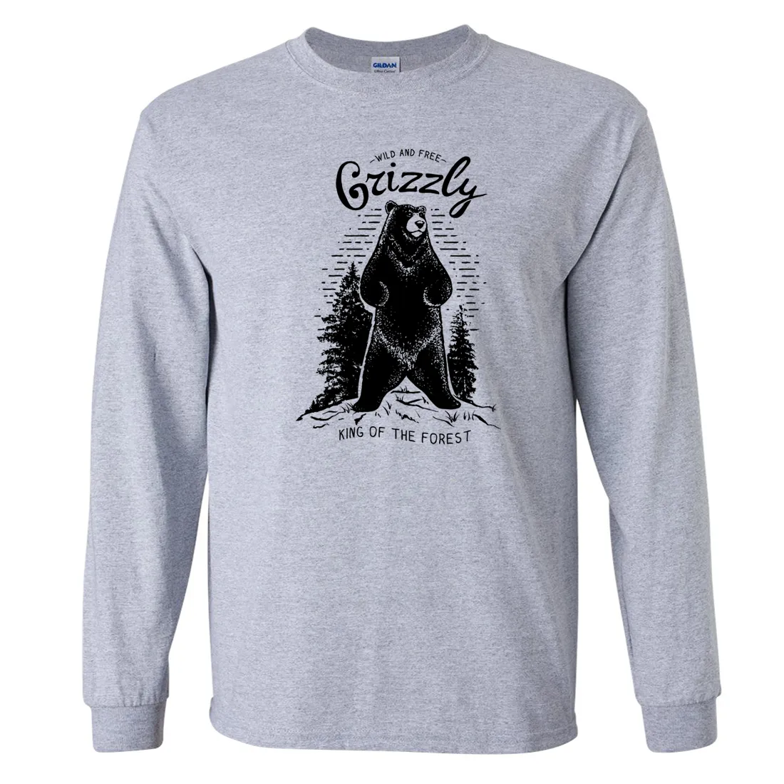 Wild And Free Grizzly Long Sleeve Shirt