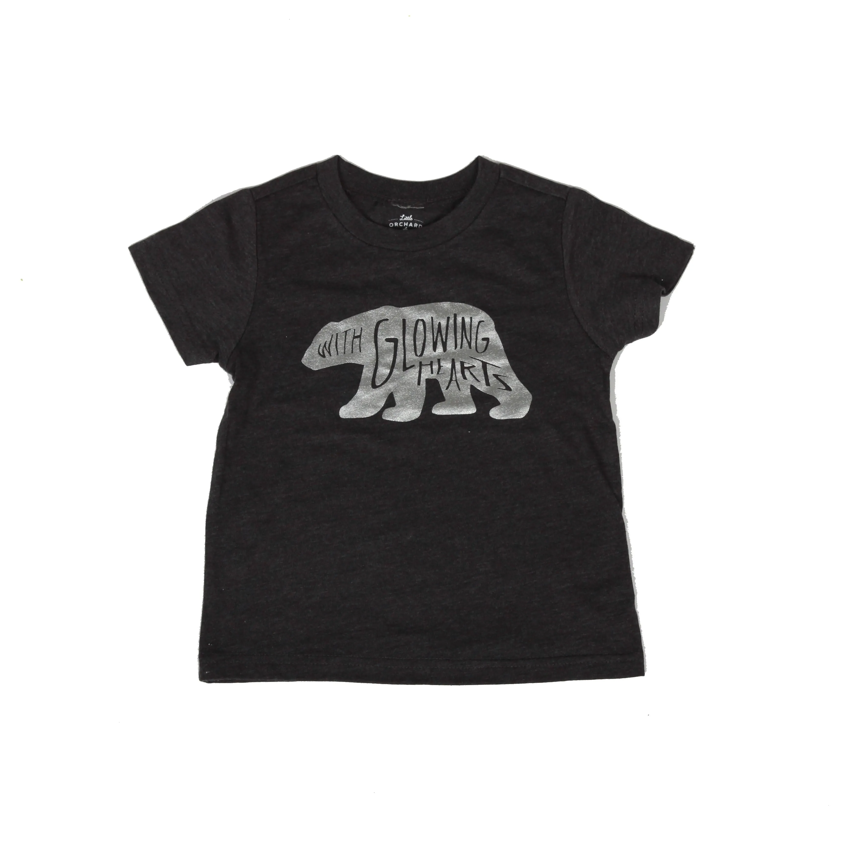 With Glowing Hearts Polar Bear Kids Tee