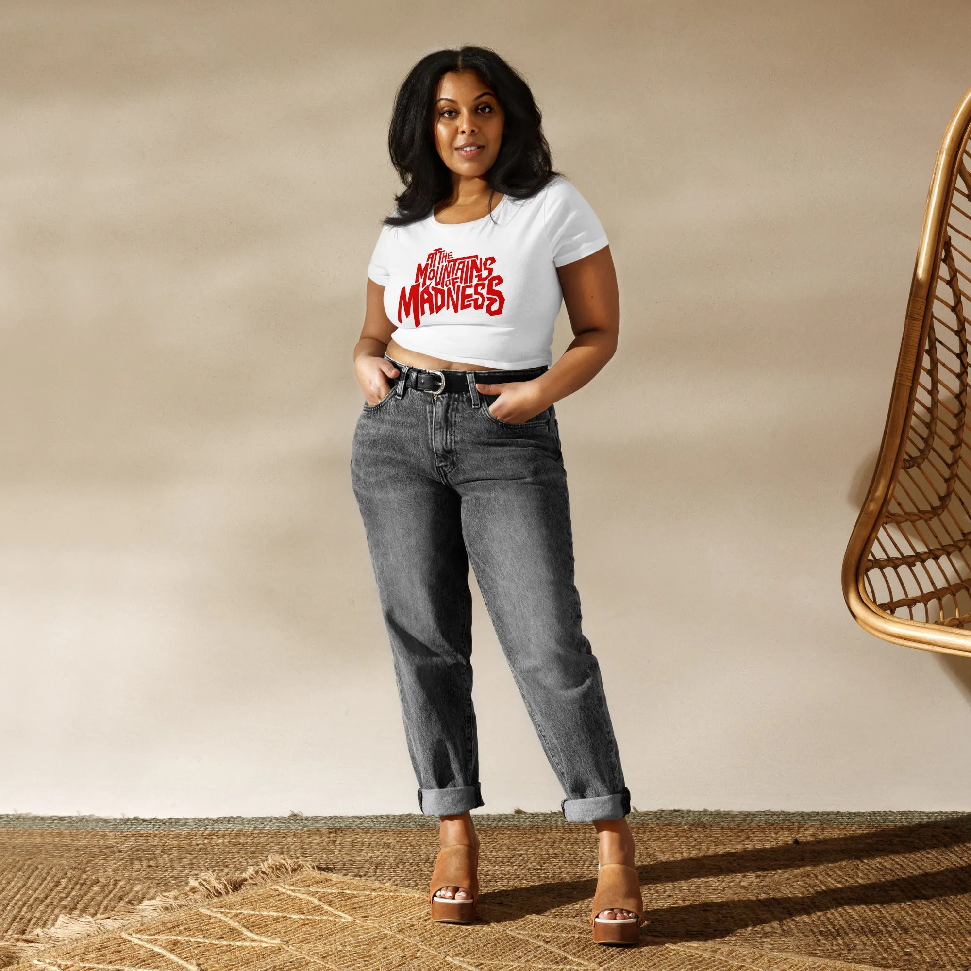 Women’s Crop Tee - At The Mountains Of Madness!