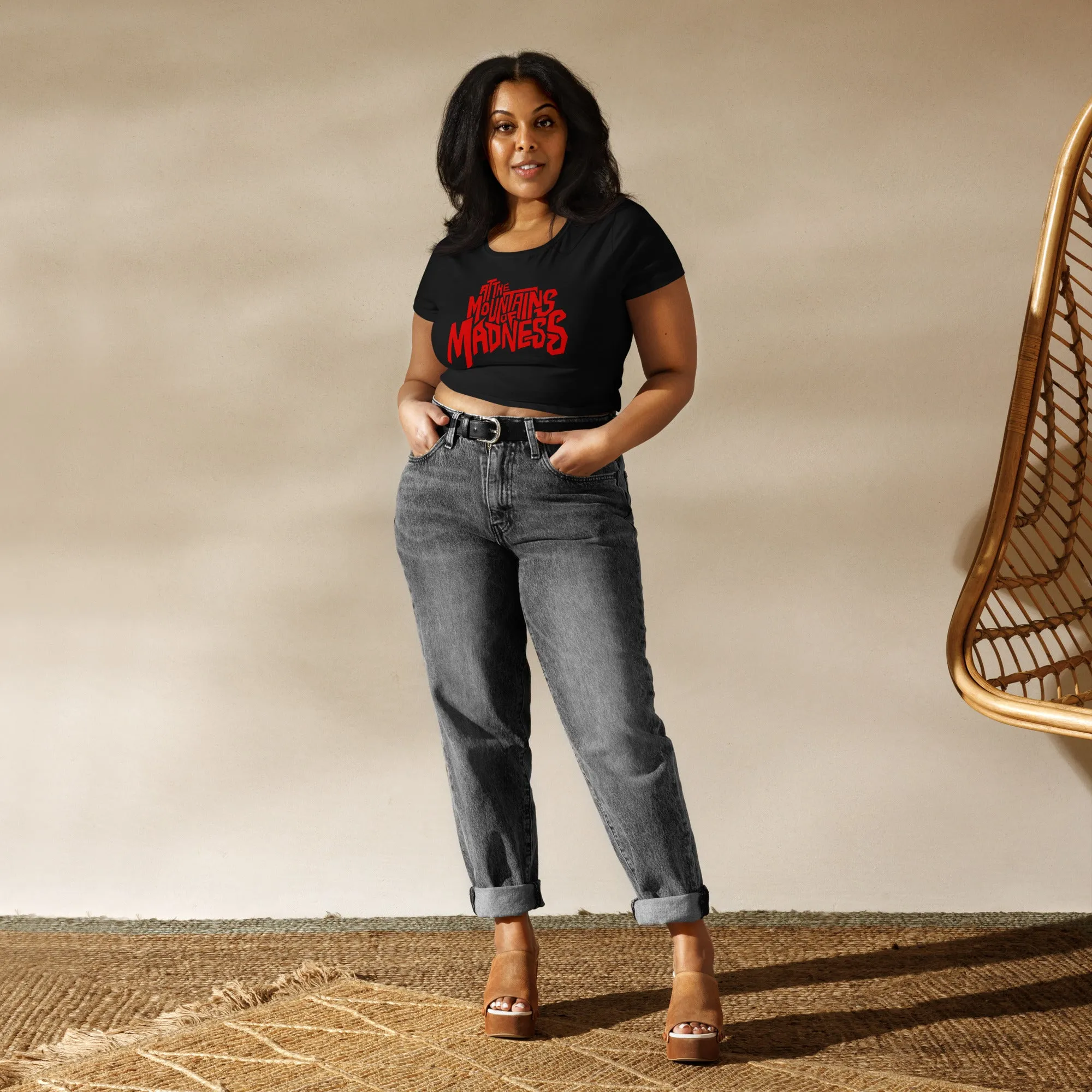 Women’s Crop Tee - At The Mountains Of Madness!