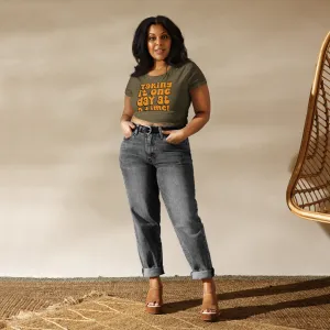 Women’s Crop Tee - Taking It One Day At A Time!