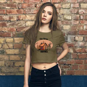 Women’s Crop Tee - The Great Indoors!