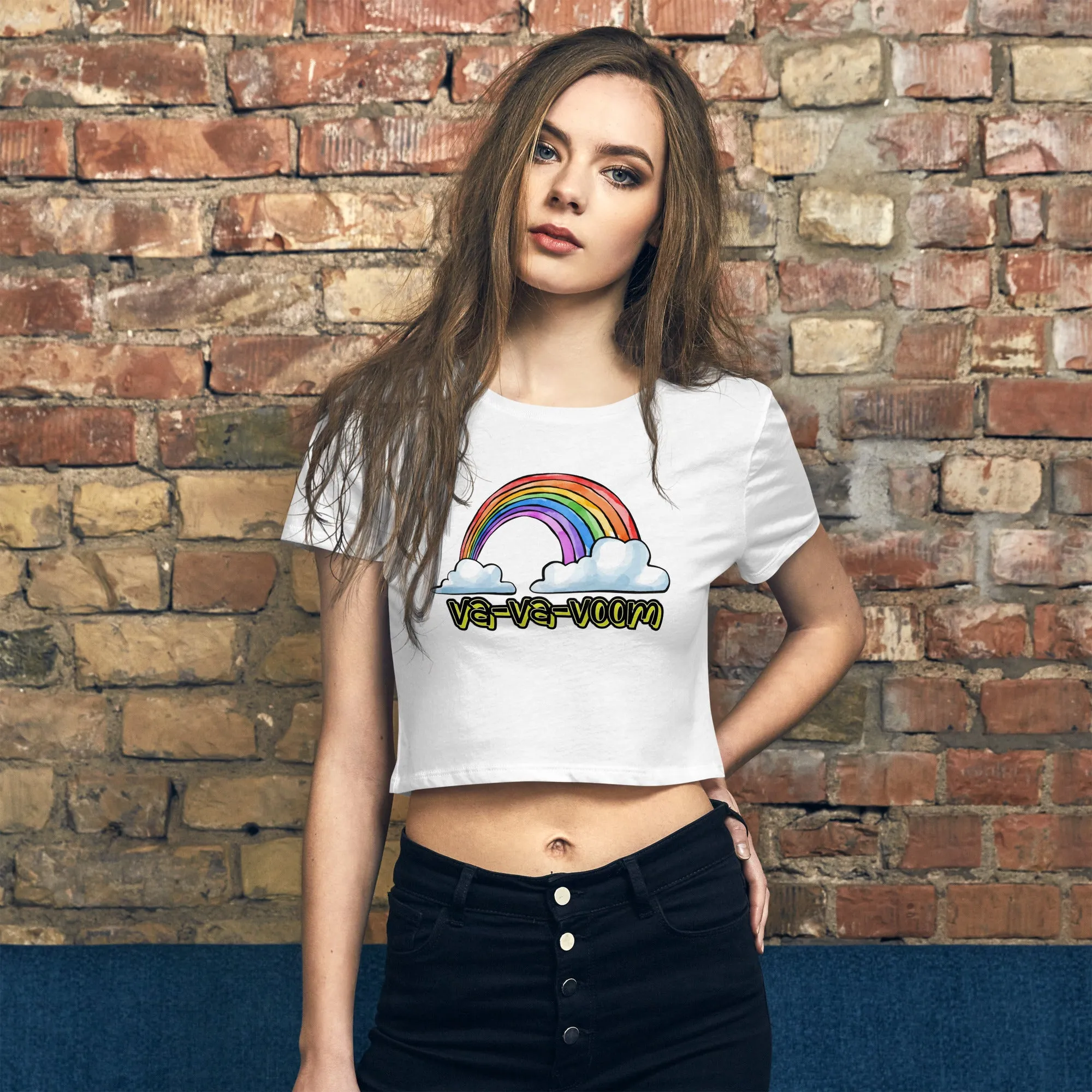 Women’s Crop Tee - Va Va Voom!