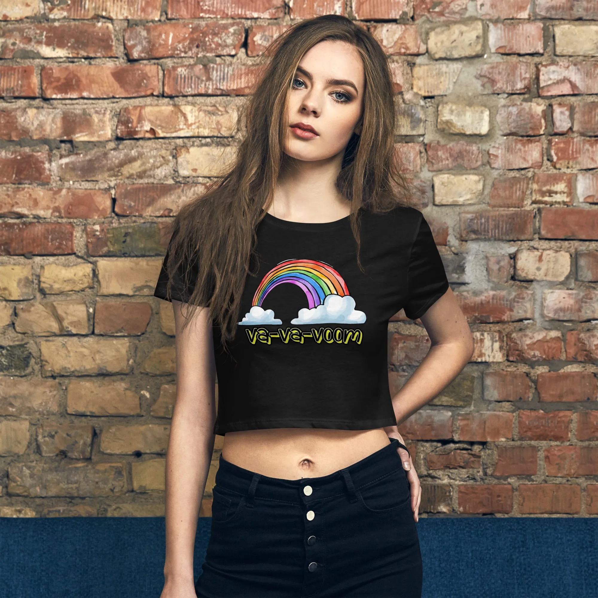 Women’s Crop Tee - Va Va Voom!
