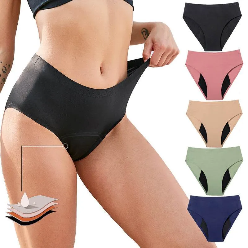 Women's Four-layer Leak-proof Non-marking Rubberized Physiological Pants