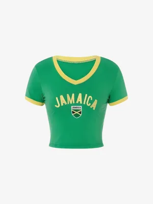 WOMEN'S JAMAICAN CASUAL T-SHIRT
