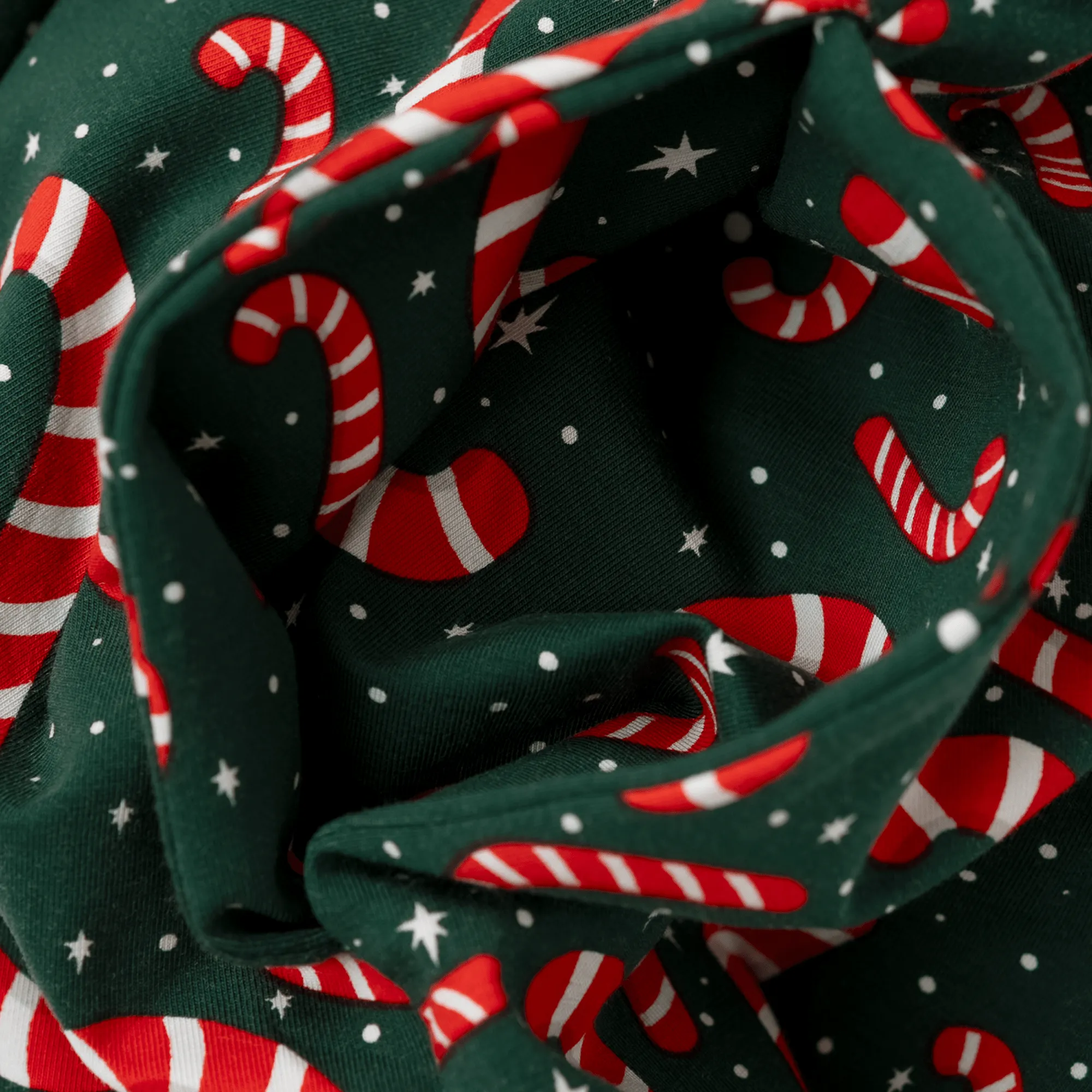 Womens Short Pyjamas - Candy Canes - Shorts & T-Shirt