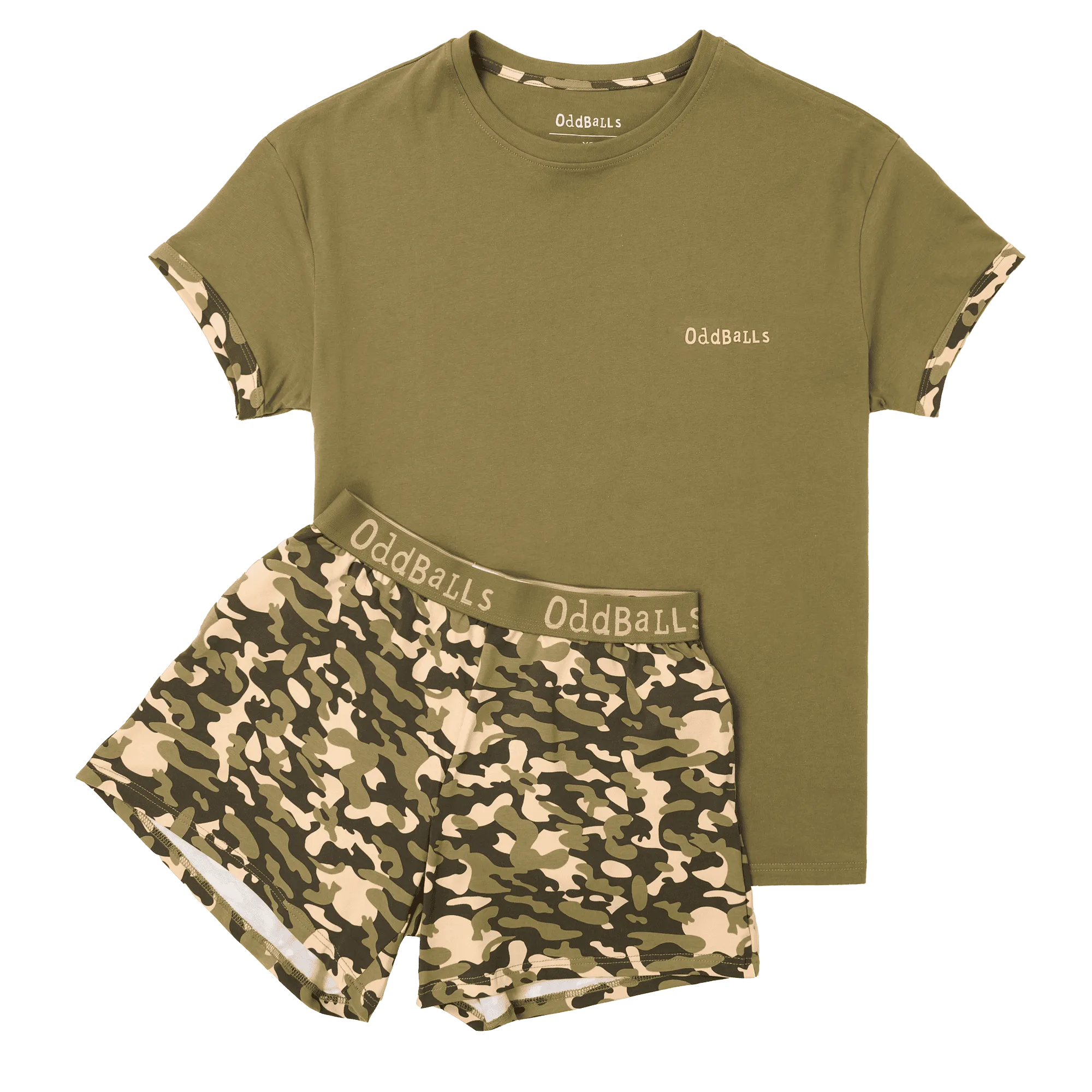 Womens Short Pyjamas - Commando - Shorts & T-Shirt