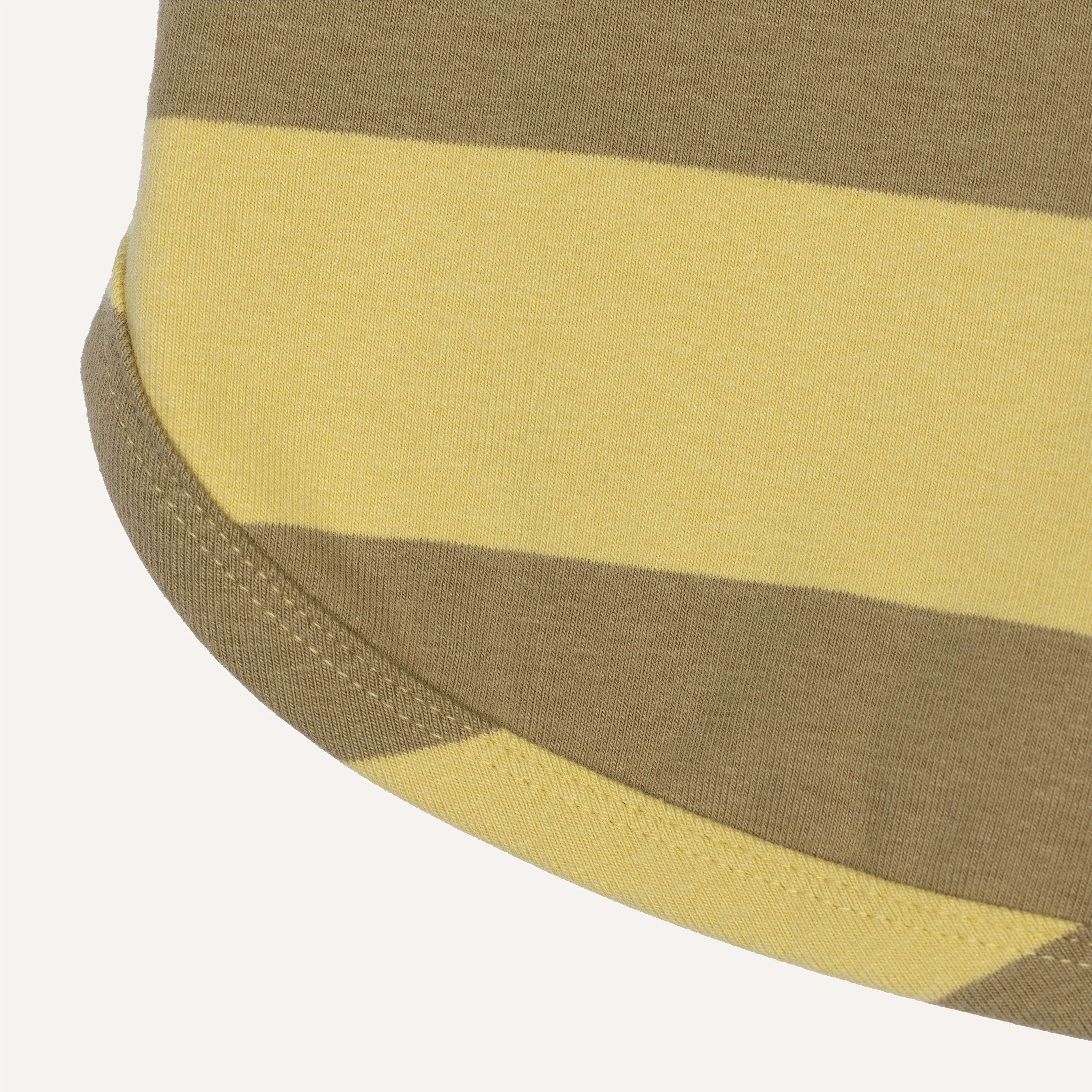 Womens Stripe Dolphin Shorts - Raffia / Kelp