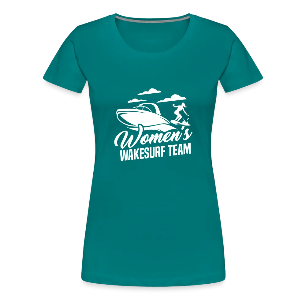 Women's Wakesurf Team Women’s Premium T-Shirt
