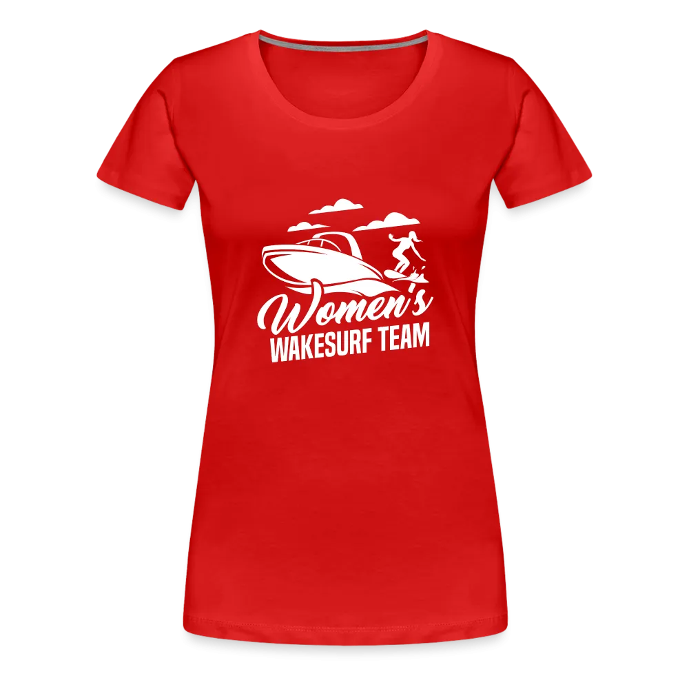 Women's Wakesurf Team Women’s Premium T-Shirt