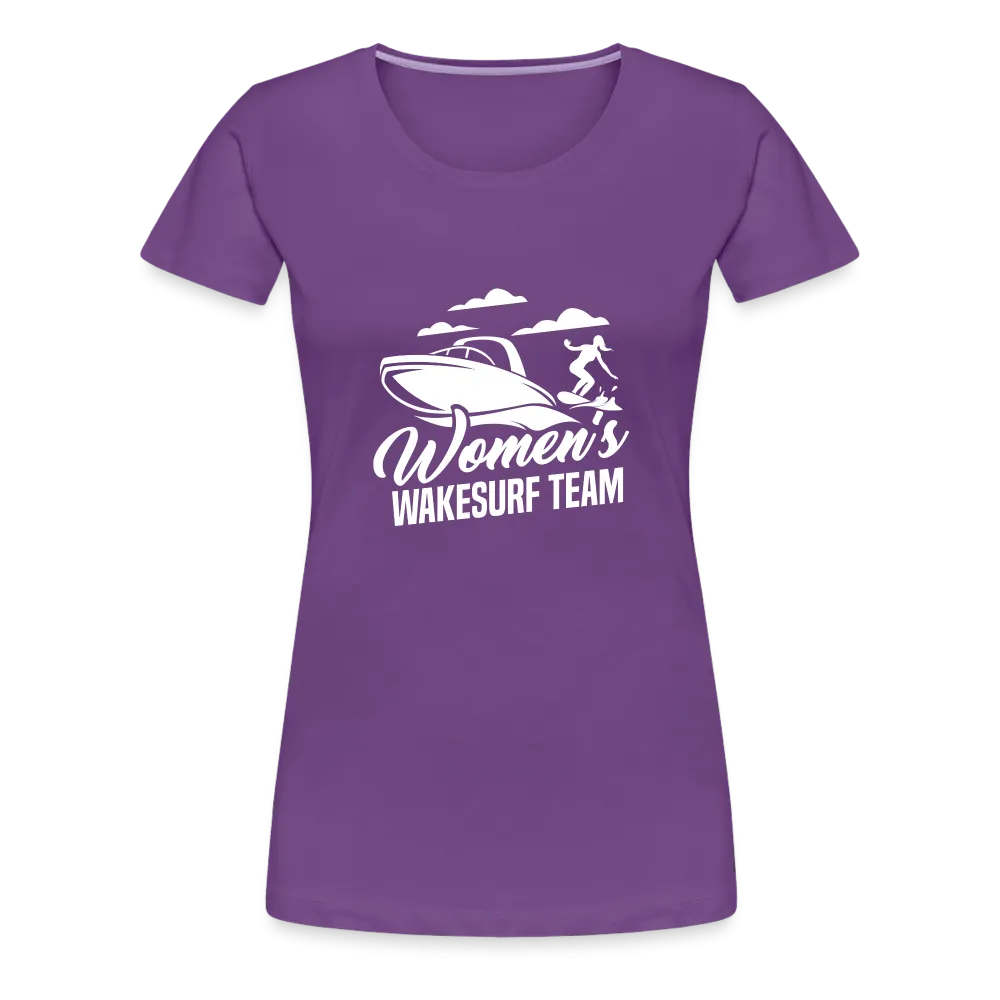Women's Wakesurf Team Women’s Premium T-Shirt