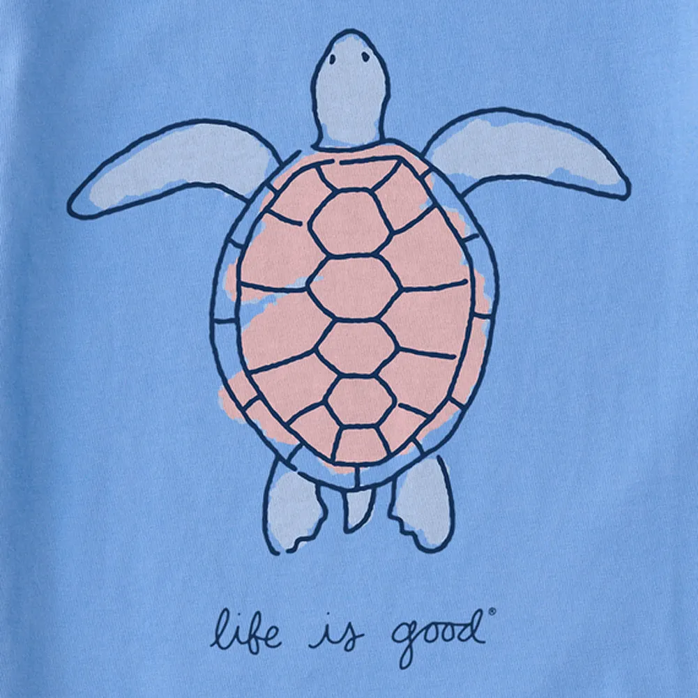 Women's Watercolor Turtle Short Sleeve Tee - 115124