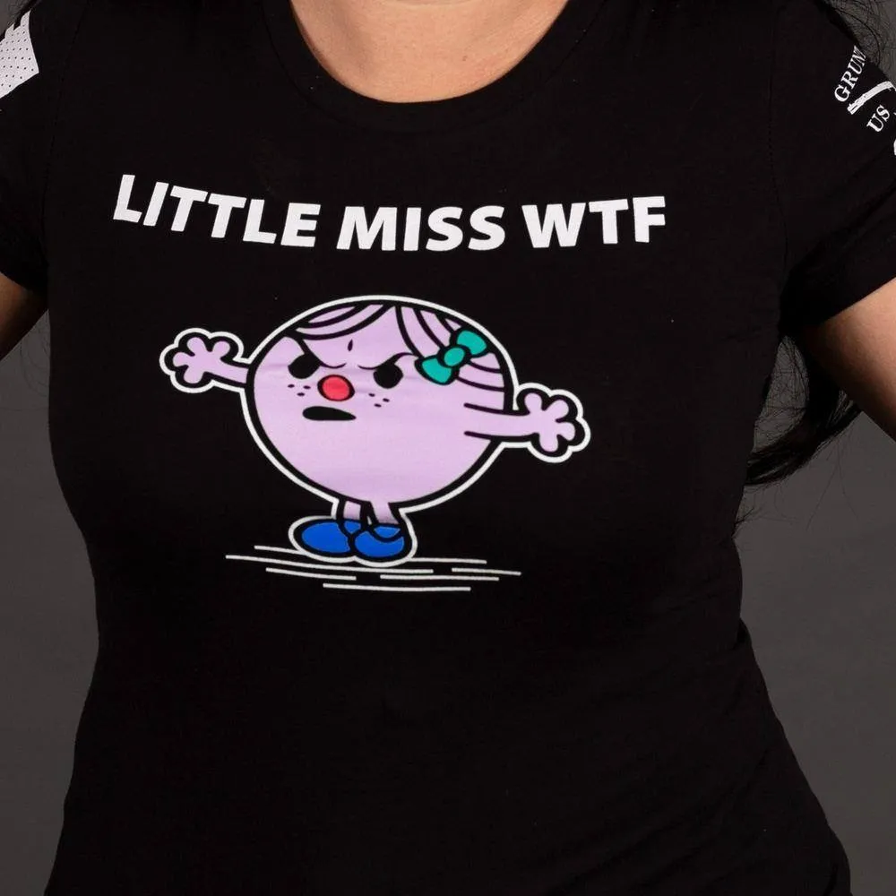 Women's WTF Slim Fit T-Shirt - Black