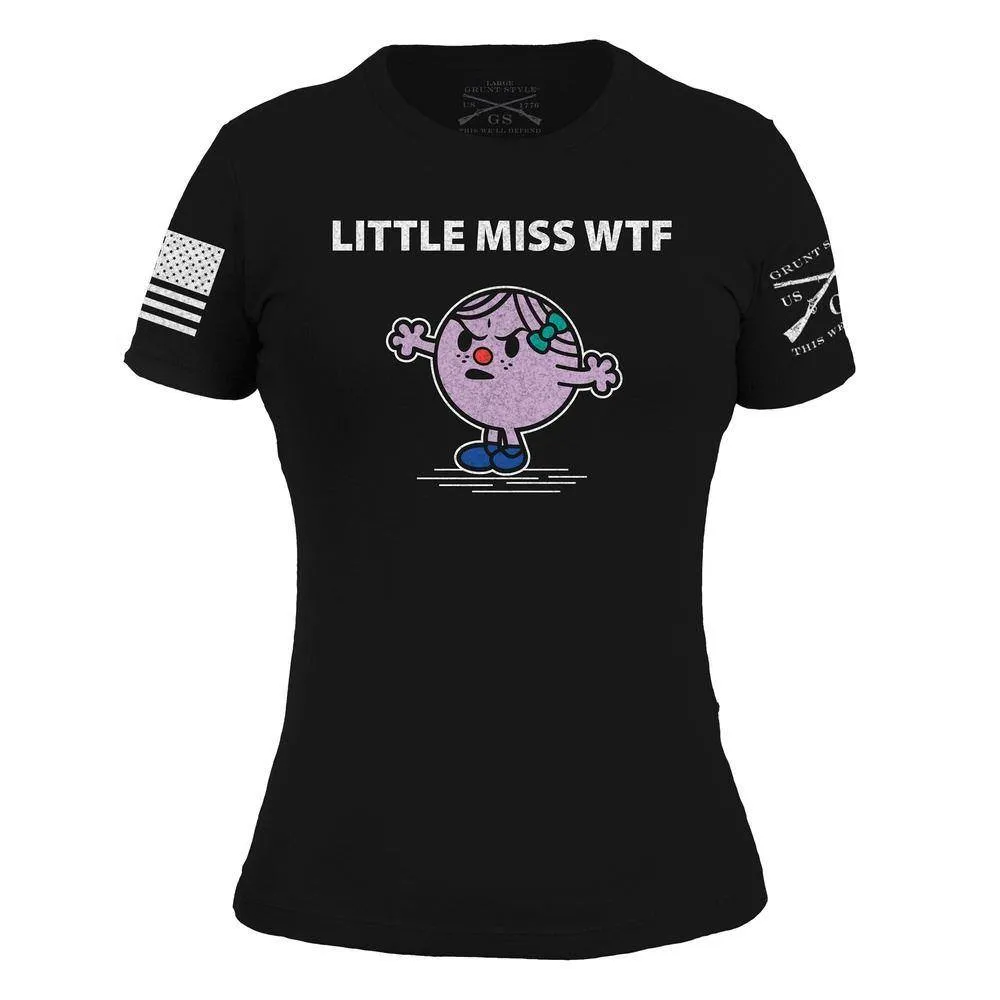 Women's WTF Slim Fit T-Shirt - Black