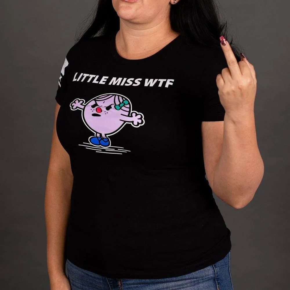 Women's WTF Slim Fit T-Shirt - Black