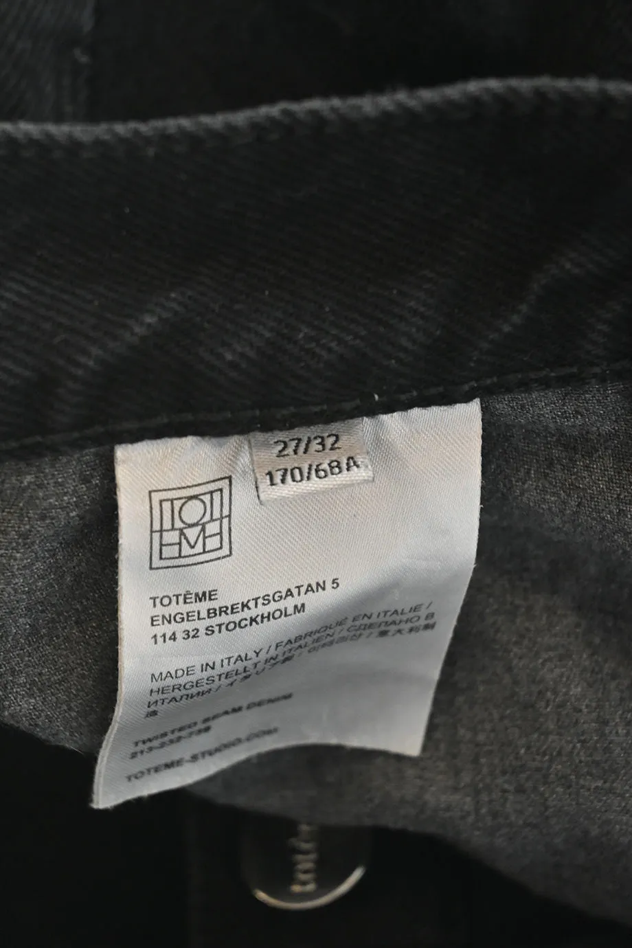 [WW39617] Totême | Denim Pants