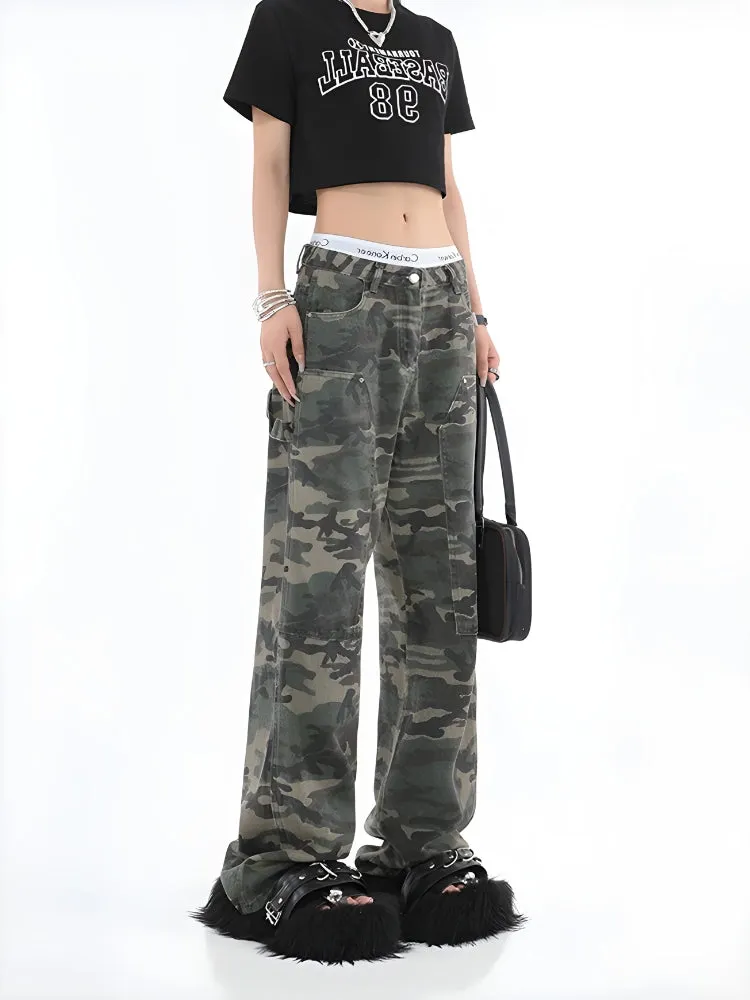 Y2K Camo Pants