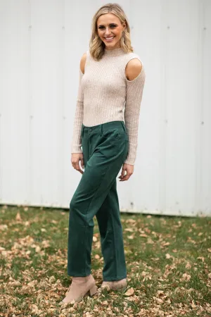 YMI Hunter Green Straight Leg Pants