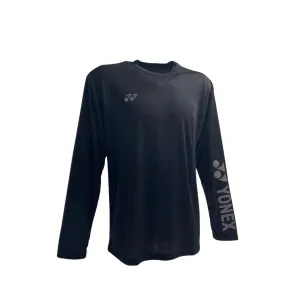 Yonex YLSS2024 Unisex Tennis Long Sleeve T-Shirt - Black