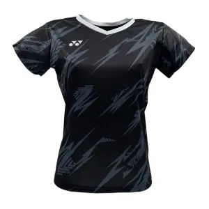 Yonex YTL8 Womens Tennis T-Shirt - Black / Silver