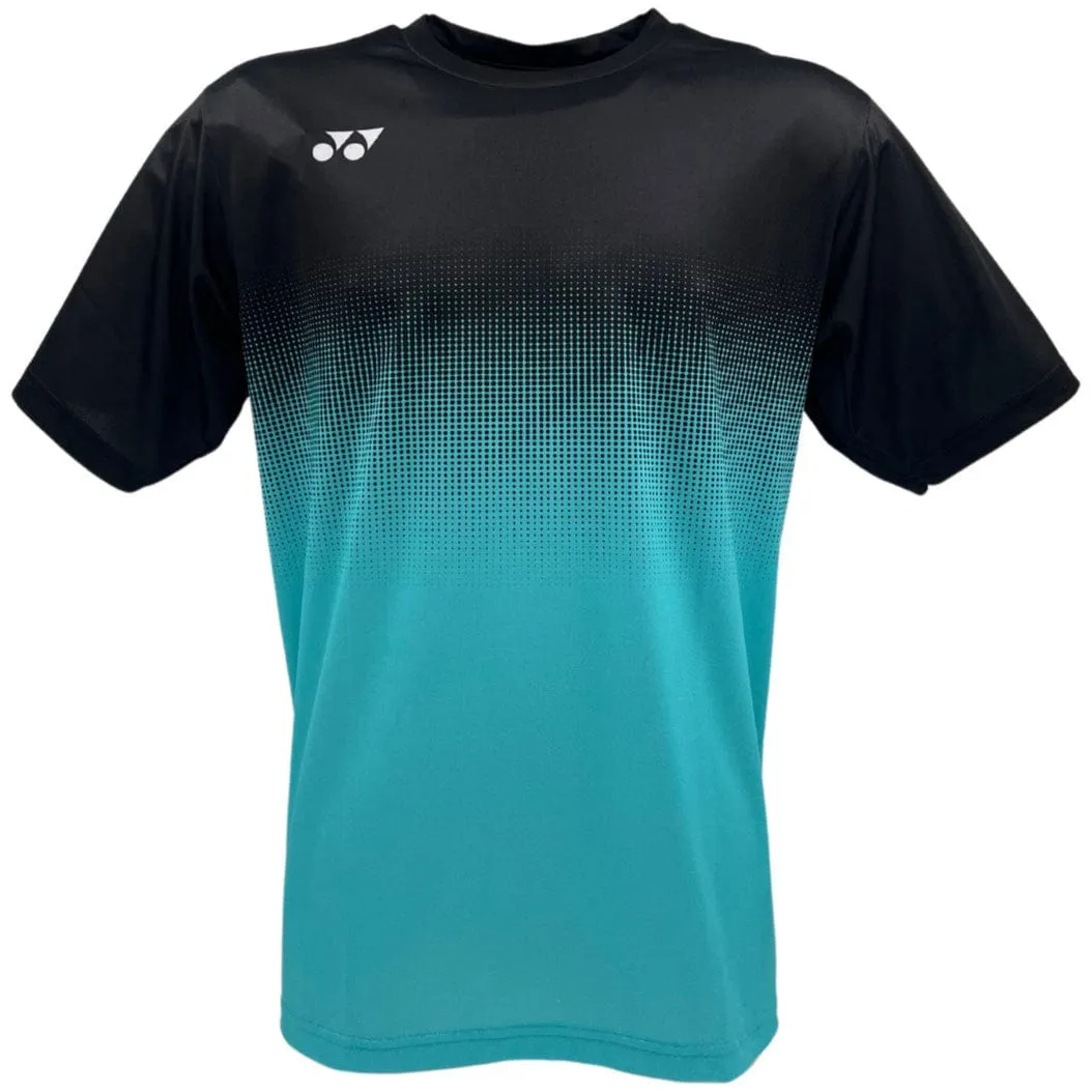 Yonex YTM5 Mens Tennis T-Shirt - Turquoise / Black