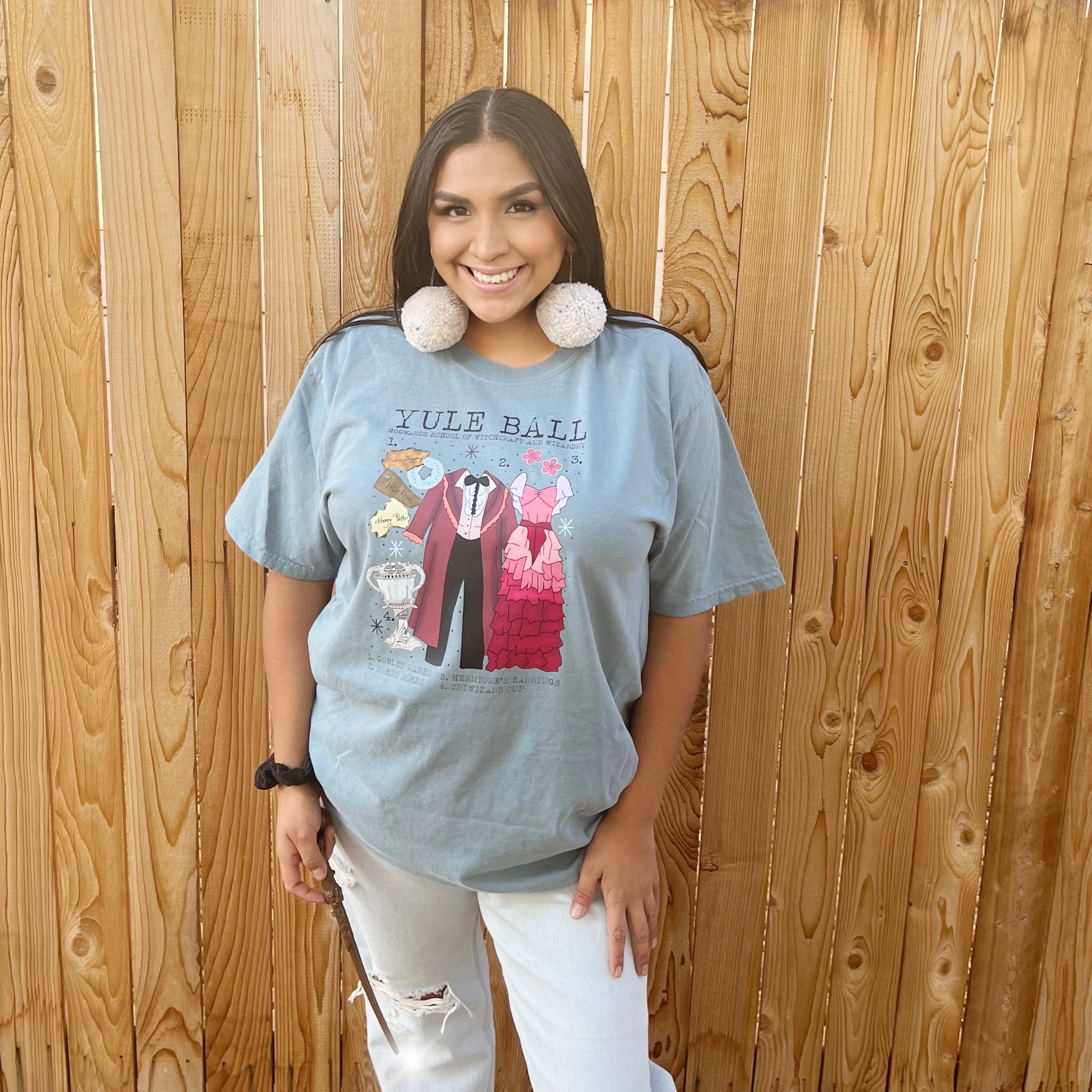Yule Ball Christmas Graphic Tee