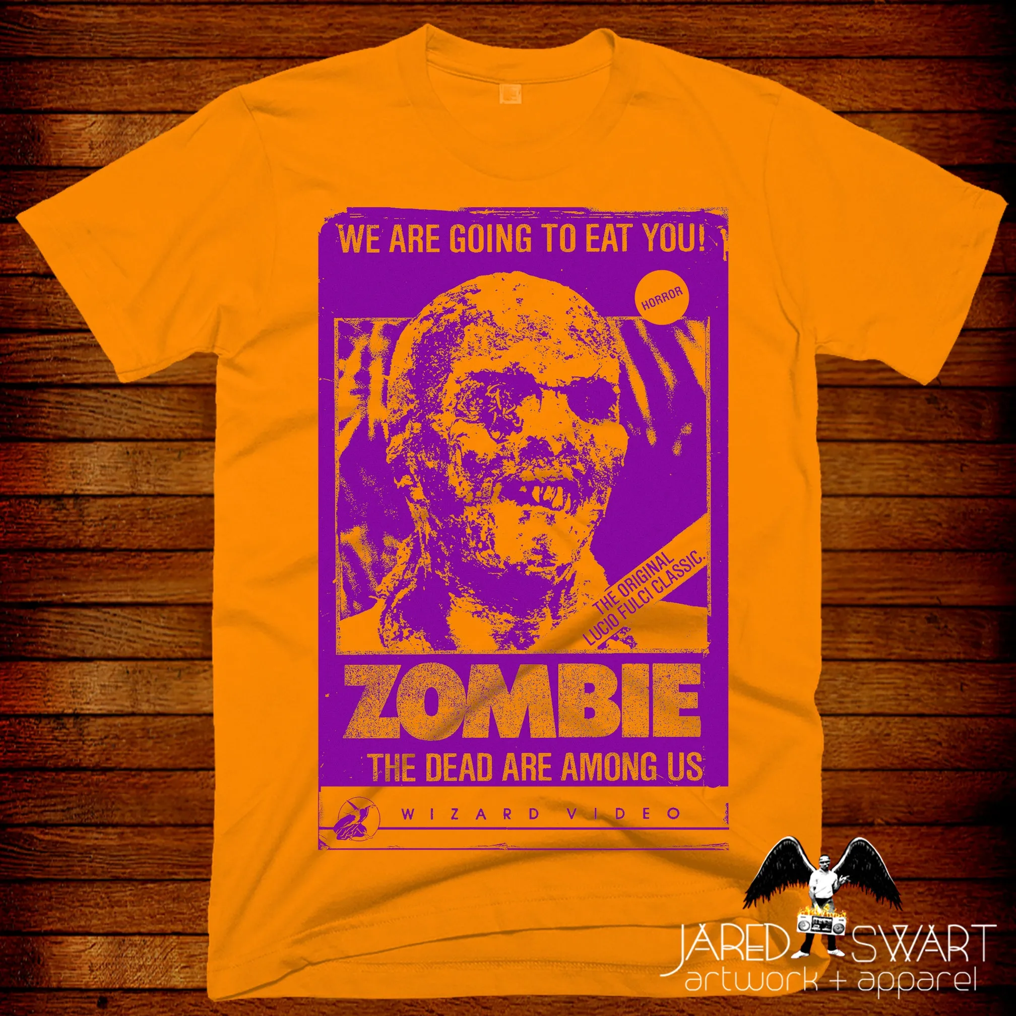 Zombie wizard vhs big box T-shirt Horror Candy series